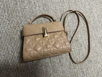 셀포드 핸드백 숄더백 카멜 베이지 퀼팅