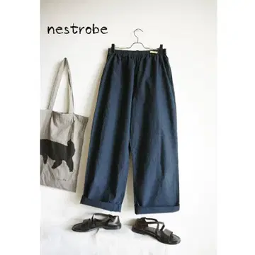 nest robe 네스트로브 라미 혼방 네이비 팬츠