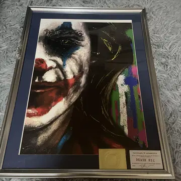 Joker 아트 프린트 DEATH NYC 인증서 포함
