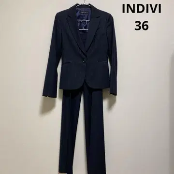 INDIVI 새상품급 비즈니스 정장 수트 셋업 상하의 세트