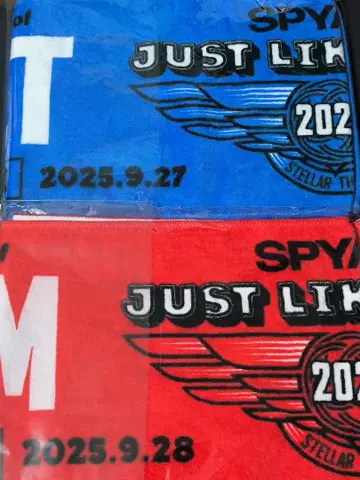 SPYAIR JUST LIKE THIS 타월 2025년 2장 세트!