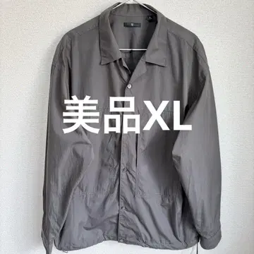 [새상품급] 유니클로 j 수피마 코튼 오버사이즈 셔츠 블루종 XL