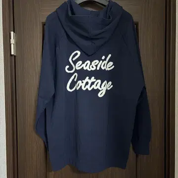 !새상품급! RIVE DROITE 니트 소재 후드티 네이비