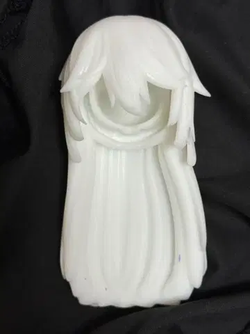 화이트 롱 헤어 가발 수지
