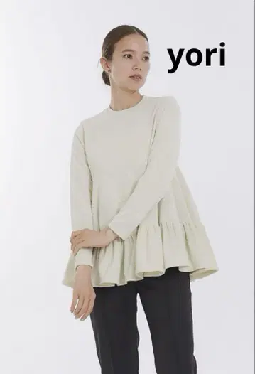yori 요리 쭈리 티어드 프릴 티셔츠