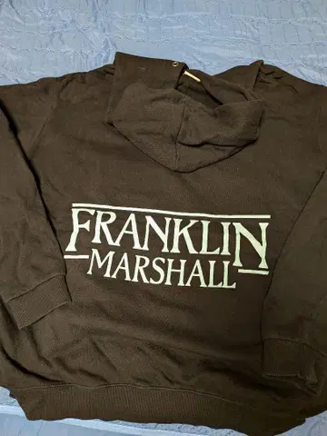 FRANKLIN MARSHALL 후드 맨투맨 블랙 XL