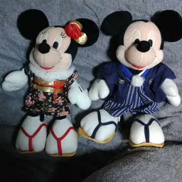 미키 미니 기모노 봉제 인형 세트 약 30cm
