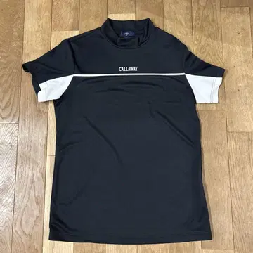 CALLAWAY 여성용 LL 반팔 셔츠 블랙