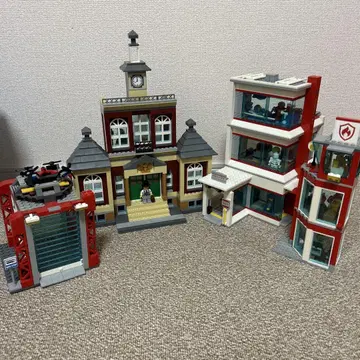 LEGO 소방서 학교 오피스 빌딩 세트