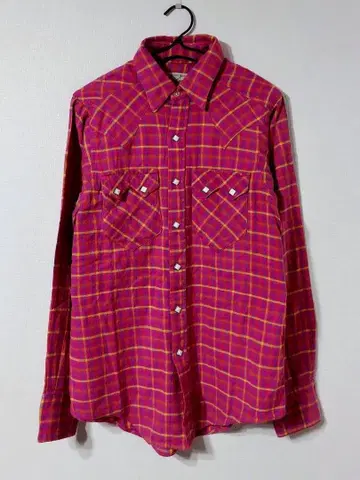 락 마운트 Rock mount USA제 체크 웨스턴 긴팔 셔츠