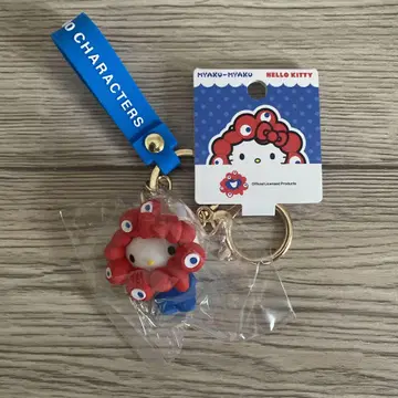 만박 산리오 키티 입체 마스코트 키링 미야쿠미야쿠