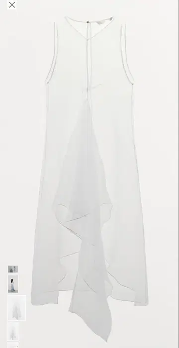 ZARA ZW 오간자 볼륨 원피스 ZW XS