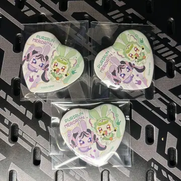 너와 아이돌 프리큐어 T 조이 하트 캔뱃지 프리룬 & 멜로론 3개