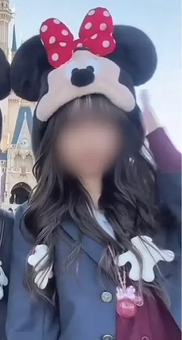미니 마우스 캐릭터 모자 프리 사이즈