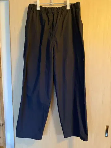 Y RECYCLE NYLON TAFFETA TR 4 와이드 팬츠
