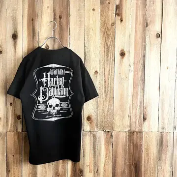 Harley-Davidson 하와이 한정판 T셔츠 S사이즈 백 프린트
