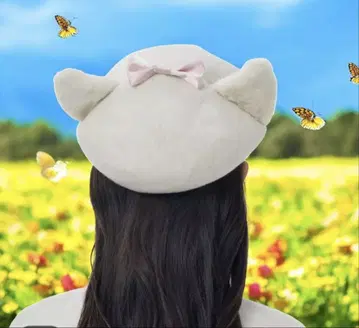 [ 재입고 ] 마리 이야기 모자 베레모 화이트 새상품!