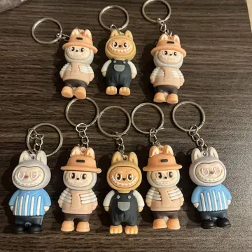 해외 인기 러브부 아크릴 키링 동물 캐릭터 8개 세트