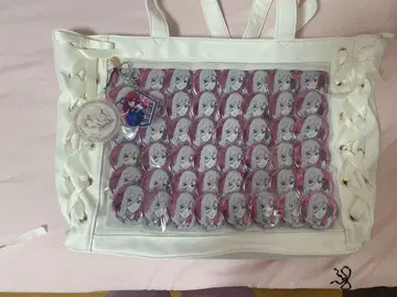 블루 록 치기리 효마 원화 캔뱃지 48개 백 포함
