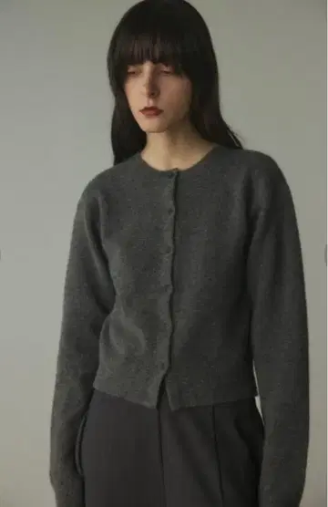 BLACK BY MOUSSY round neck knit cardigan