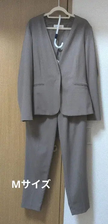 글로벌 워크 수트 상하의 테이퍼드 팬츠