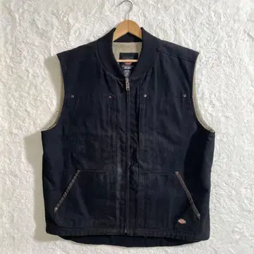 디키즈 덕 베스트 워크 베스트 쉘 보아 XL 블랙 블랙