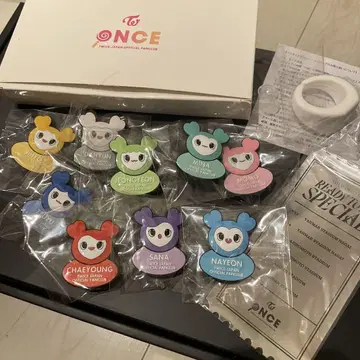 TWICE JAPAN OFFICIAL FANCLUB 계속 혜택 9개 세트