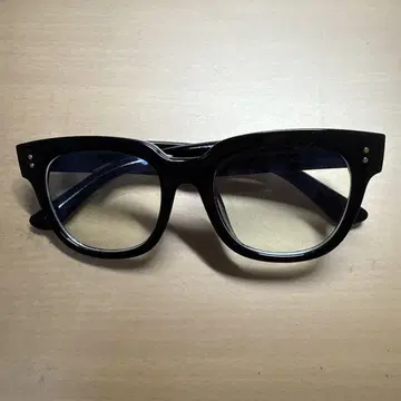 블랙 패션 안경 사각형 디자인