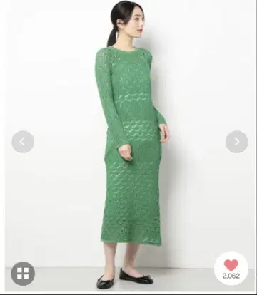 amerivintage 크로셰 래글런 원피스