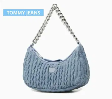 IVE 원영 착용 TOMMY JEANS 데님 원숄더 백