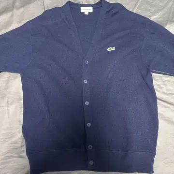 LACOSTE 네이비 가디건 US M