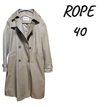 [ 새상품급 ] ROPE 베이지 트렌치코트 40
