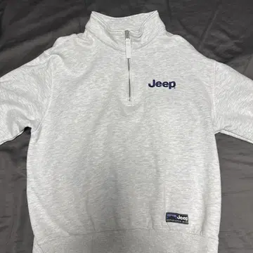 Jeep 하프 지퍼 트레이닝복 M 그레이