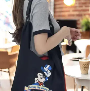 [ 재입고 ] 미키 토트백 2WAY Embroidery Bag, 새상품!