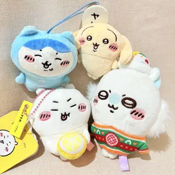 치이카와 (먼작귀) 봉제 인형 키링 스트랩 묶음 판매 바 마스코트
