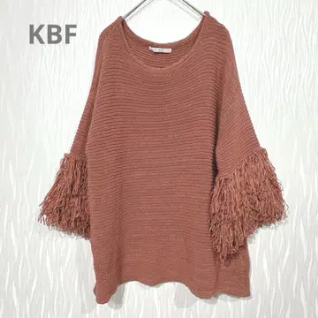 (KBF / 어반 리서치) 프린지 슬리브 니트 풀오버