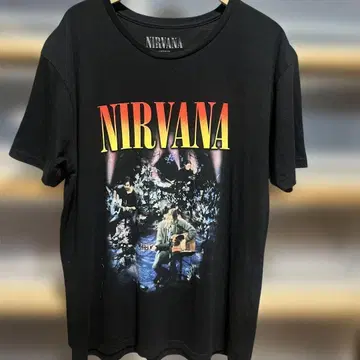 NIRVANA 그래픽 프린트 T셔츠 XL