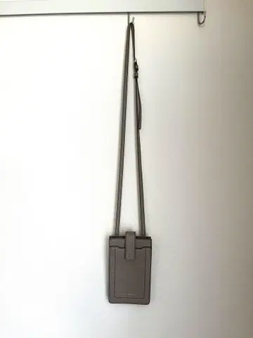 MARC JACOBS 그레이 주얼 가죽 스마트폰 숄더백