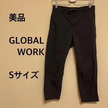 [ 새상품급 ] GLOBAL WORK/여성용/팬츠/짙은 갈색/무지/심플