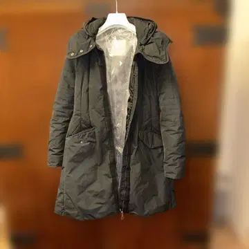 MONCLER 다크 그레이 롱 다운 자켓 사이즈 1