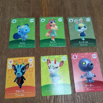 동물의 숲 amiibo 카드 미첼, 스피카, 모니카 등 묶음 판매