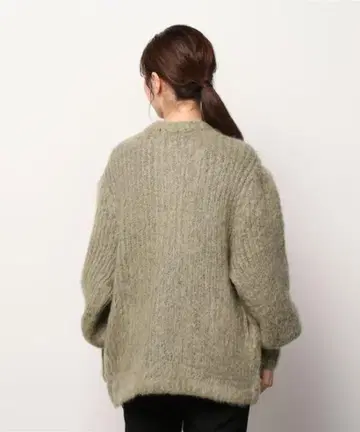CLANE 올리브 그린 긴팔 가디건
