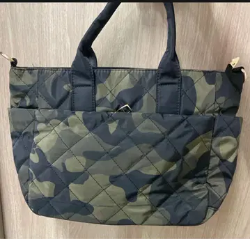 Mal 르르르 퀼팅 카모플라주 토트백