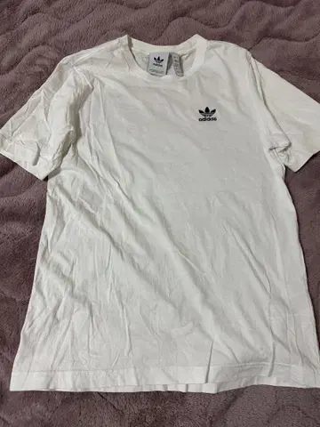 adidas 화이트 T셔츠 S