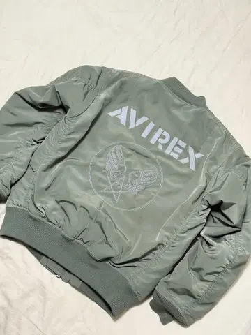AVIREX 아비렉스 MA-1 플라이트 자켓 그린 L
