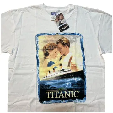 [ 택 포함 ] 90s 빈티지 타이타닉 T셔츠 Titanic XL