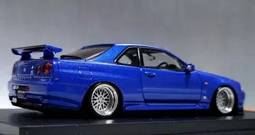 1/43 스카이라인 개조 R34 GT-R BBS-LM 알루미늄제 딥림