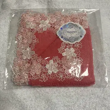 치카자와 레이스 손수건 사쿠라