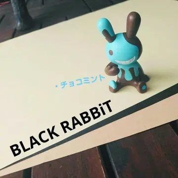 [ 가챠 ] BLACK RABBiT 초코민트 미니어처 피규어 레트로