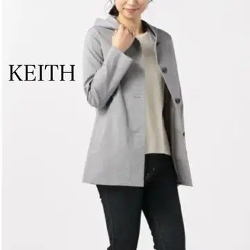 컨디션 최상 KEITH 키이스 코튼 깅엄 푸드코트 42 XL 자켓